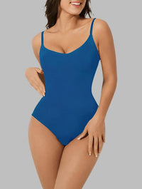 Blauwe Bodysuit