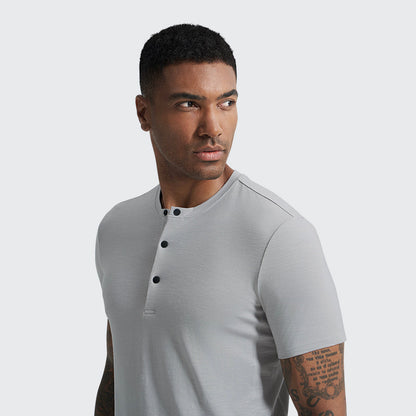 _PLANET Bamboo Henley Tee