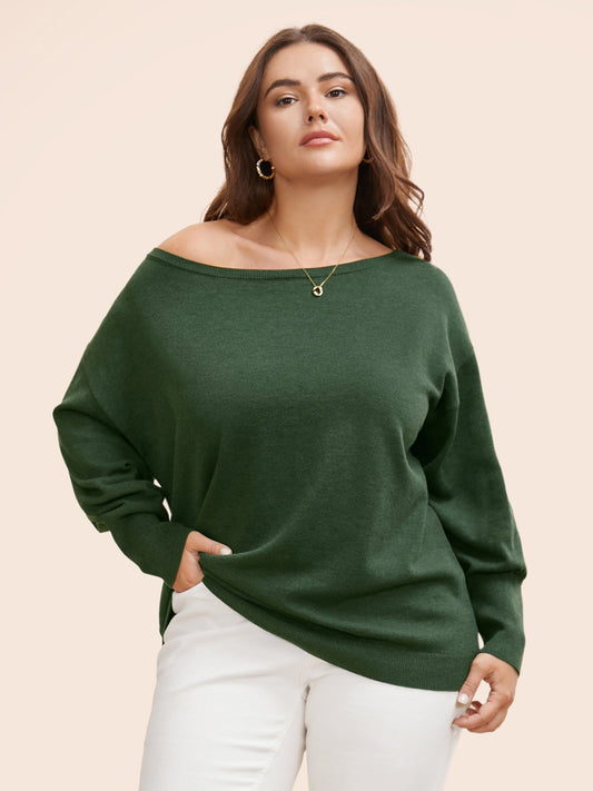 Supersoft Essentials Boat Neck Drop Shoulder Pullover