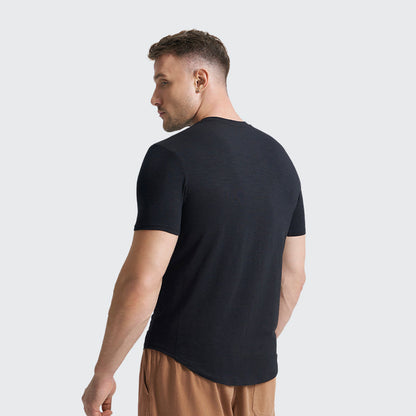 _PLANET Bamboo Henley Tee