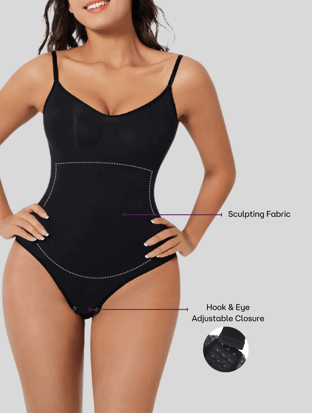 Snatched Shapewear Bodysuit - Zenovana