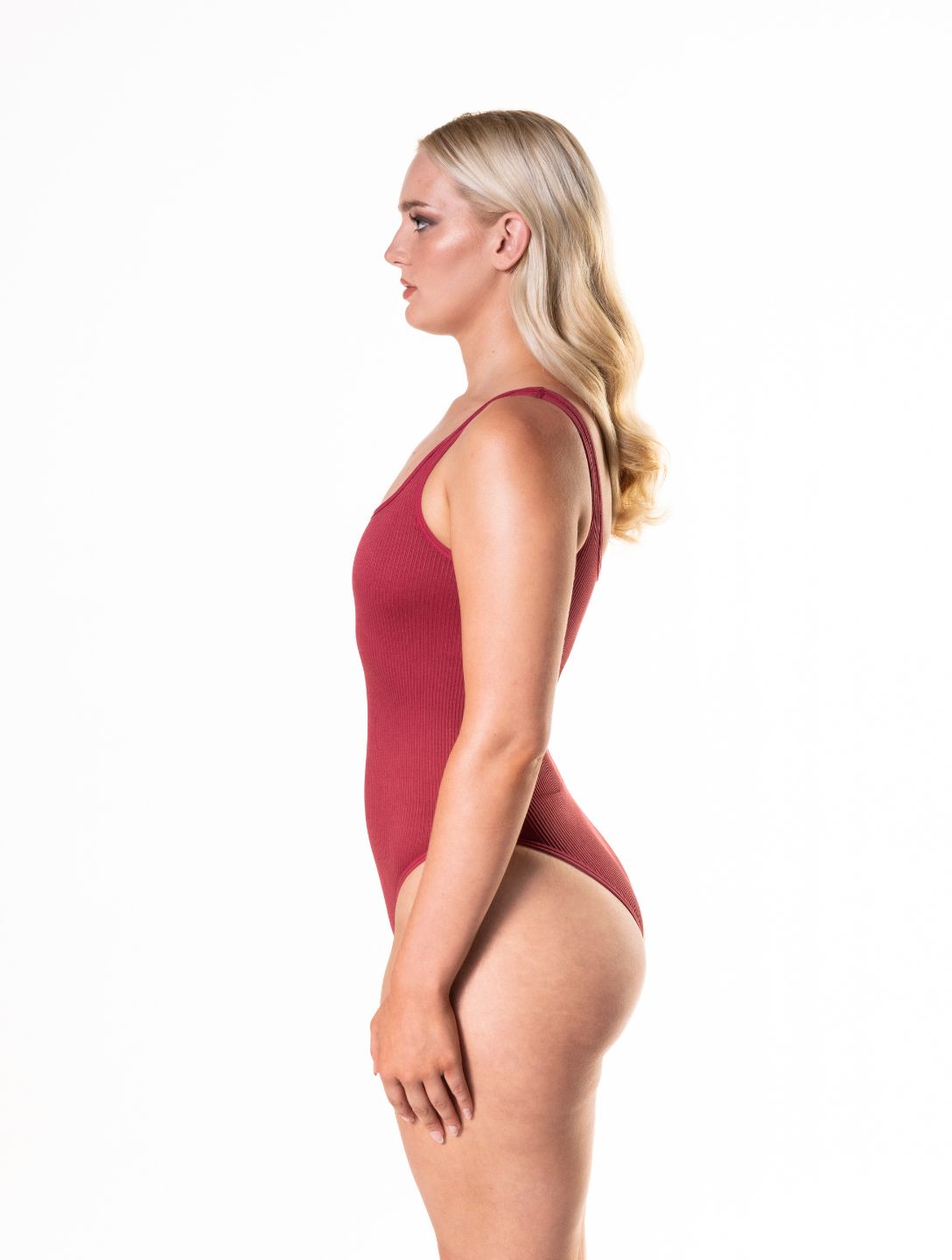 Geribbelde Shapewear Bodysuit