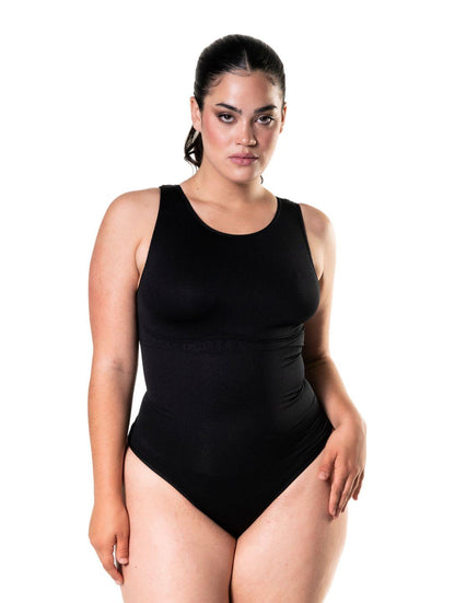 Ronde Hals String Bodysuit