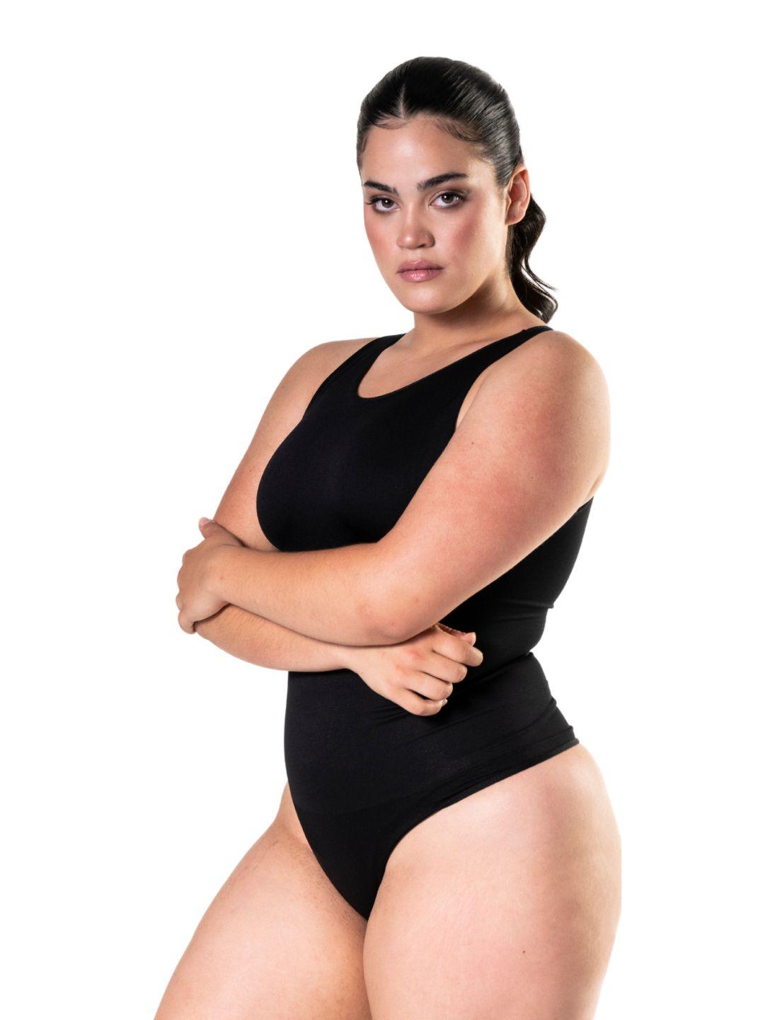 Ronde Hals String Bodysuit