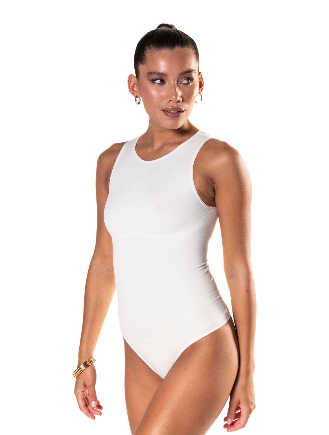 Ronde Hals String Bodysuit