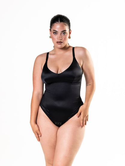 Satijnen String Bodysuit