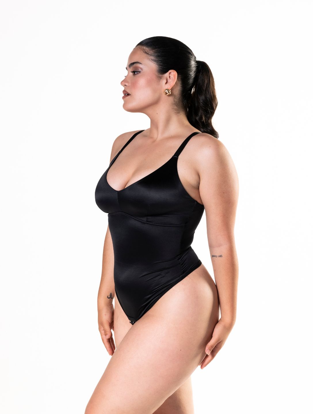 Satijnen String Bodysuit