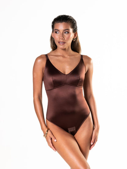 Satijnen String Bodysuit